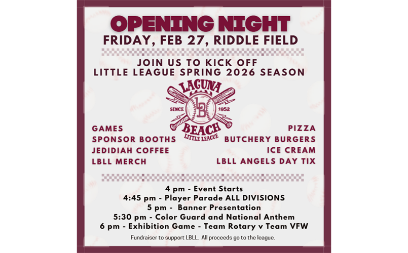 Opening Night Friday Feb 27, Riddle Field 